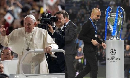 Aplaude el Papa a Pep Guardiola por besar la medalla luego de perder la final de la Champions League