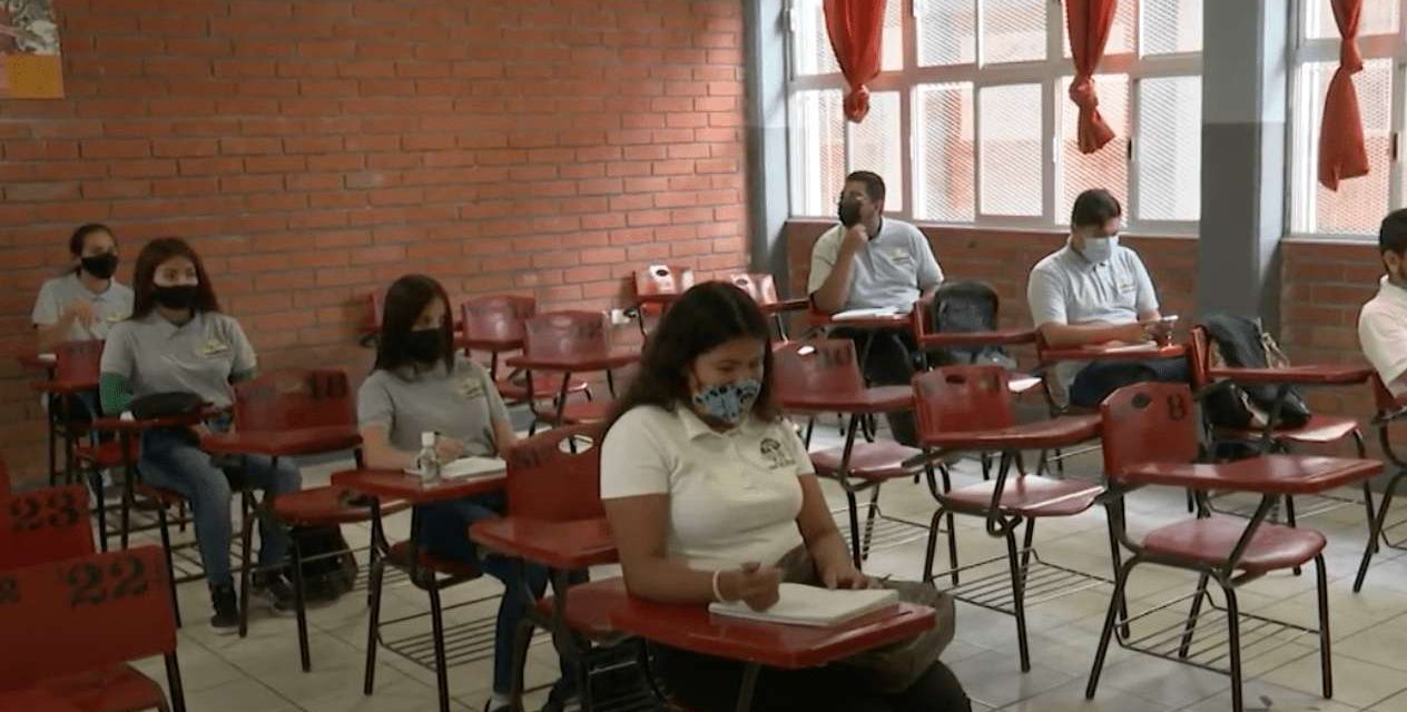 Regresan a clase en Tele bachilleratos.