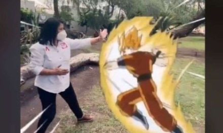 Candidata de RSP en Querétaro pelea contra Gokú en Tik Tok para ganar la diputación