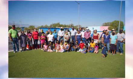 Entrega Chema Morales obras en San José de los Nuncio Ramos Arizpe