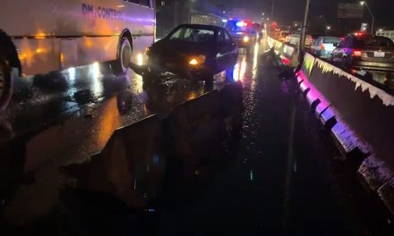 En plena lluvia: choque deja dos lesionados en V. Carranza