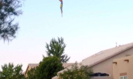 Así fue la impactante caída de un globo aerostático en Nuevo México