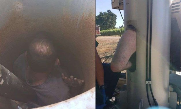 Hombre queda atrapado dos días dentro de un ventilador en California