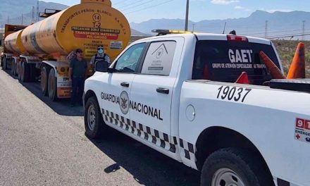 Decomisa Guardia Nacional combustible