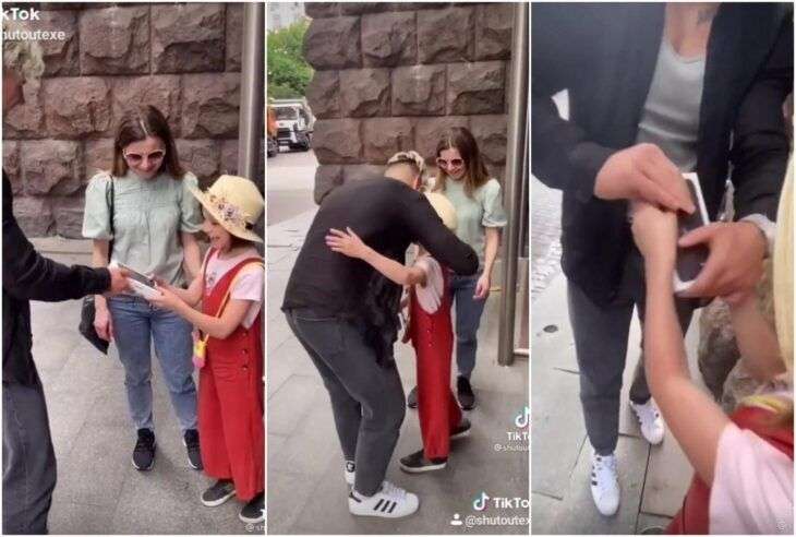 Influencer le regala Iphone a niña y se lo arrebata cuando dejan de grabar