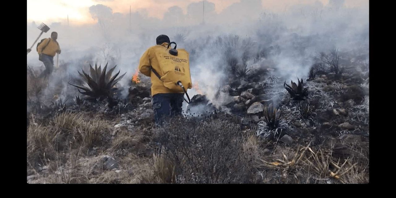 Tormenta eléctrica ocasiona incendio en San Antonio de las Alazanas