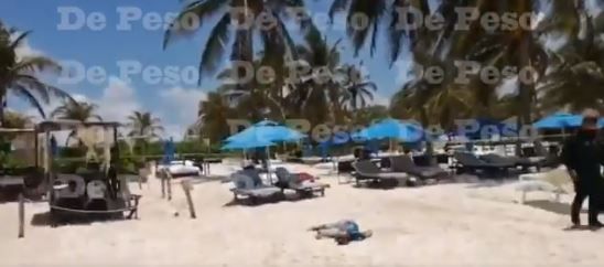 VIDEO. Masacre en playa deja dos personas muertas en Tulum