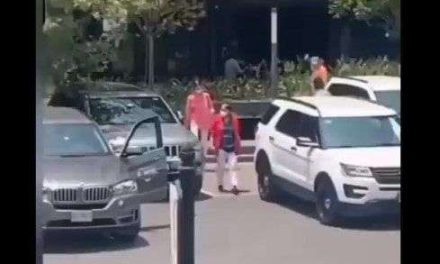 Con 5 camionetas; así es el despliegue de seguridad de Mariana Rodríguez