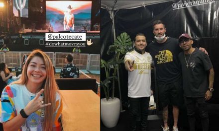 Jugadores de Tigres asisten a concierto y se toman foto con Christian