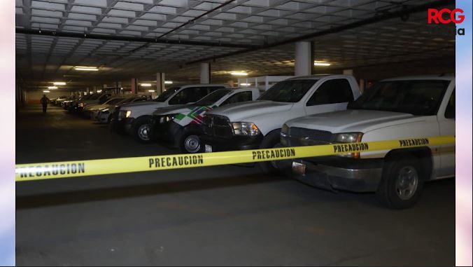 Resguardan en Saltillo vehículos oficiales