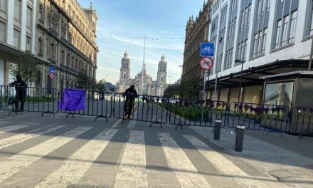 Cierran el Zócalo previo a elección 2021