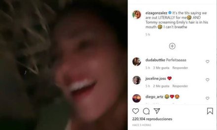 ‘Mis tet.. se me están saliendo’; Eiza González sufre al subirse a la montaña rusa