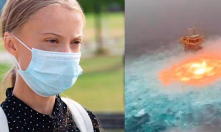 Greta Thunberg critica incendio en Sonda de Pemex