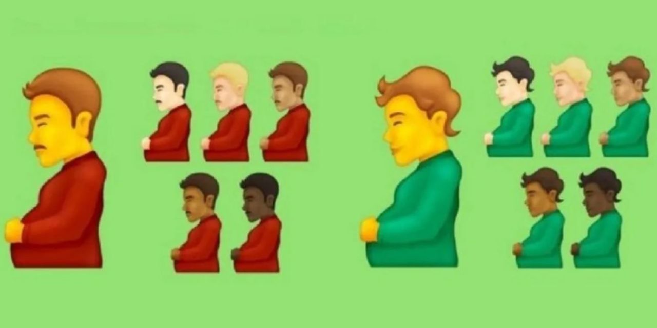 Hombre embarazado, el nuevo emoji de Whatsapp que lleva mensaje inclusivo