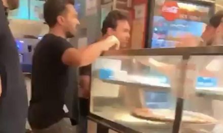 Estalla pelea en una pizzería por clientes borrachos