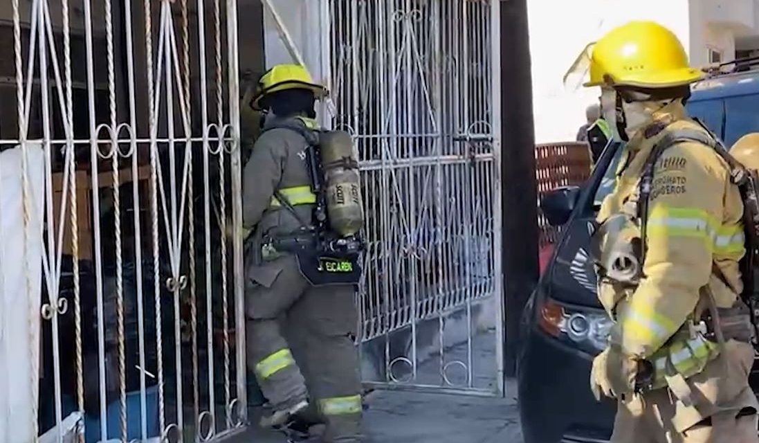 Fuga de gas moviliza a bomberos en Saltillo