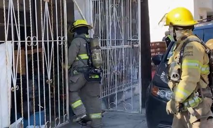 Fuga de gas moviliza a bomberos en Saltillo