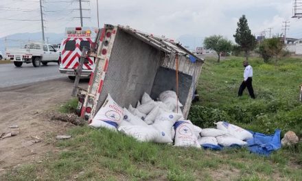 Iba de reversa y cae en pozo