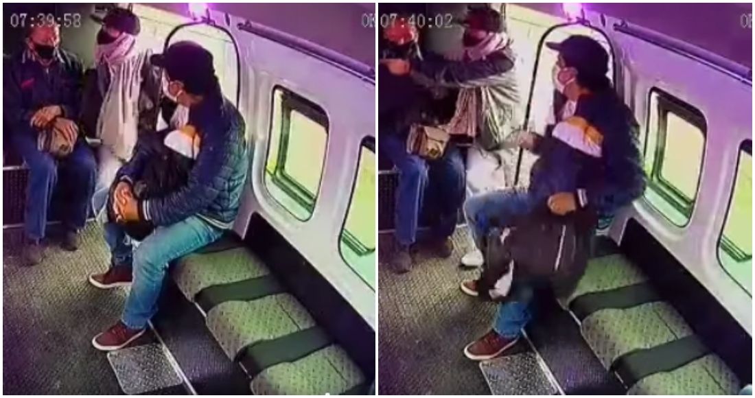 Ladrón fracasa al intentar asaltar a pasajeros en Edomex