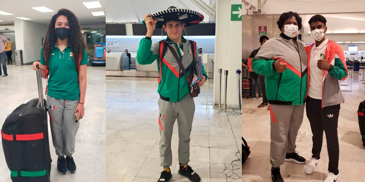 Equipos mexicanos de gimnasia, clavados y judo viajaron a Tokio