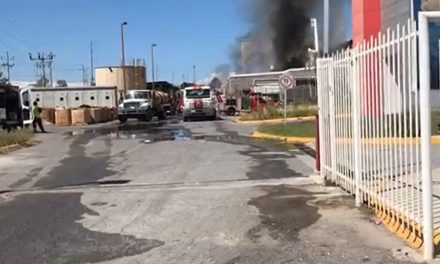 Se registra incendio en Parque Industrial de Ramos Arizpe