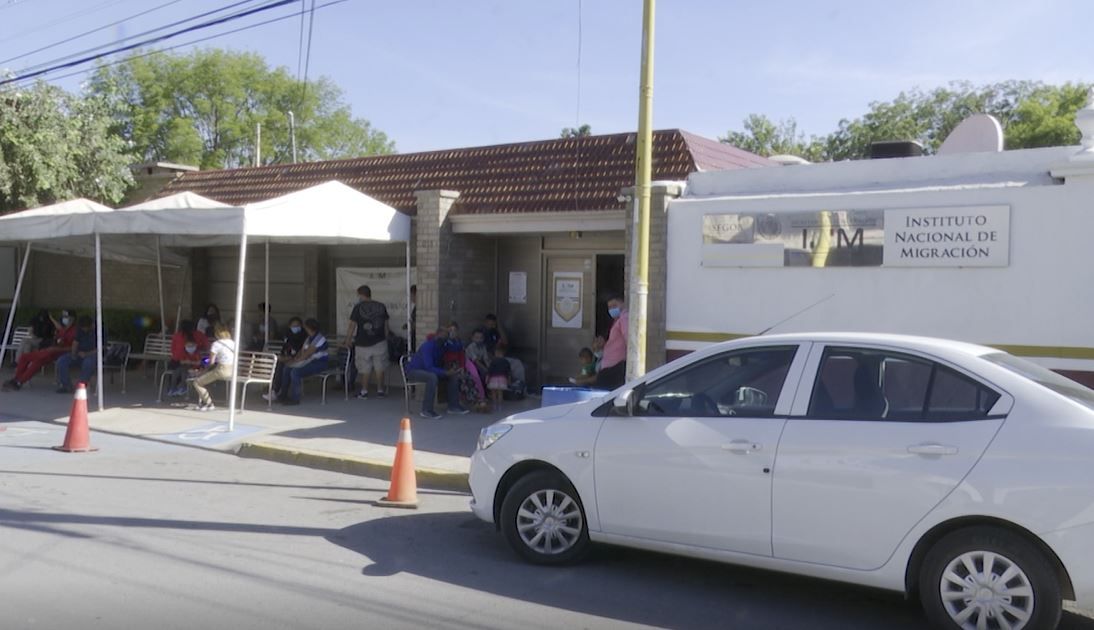 Sin respetar protocolos sanitarios Delegación del INM en Saltillo
