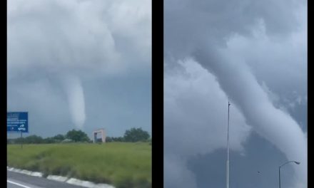 Sorprende aparición de tornado en Reynosa