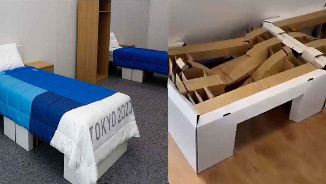 VIDEO. Atletas rompen una cama ‘antisexo’ de la Villa Olímpica