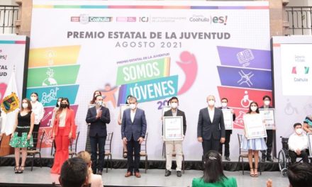 MARS entrega el Premio Estatal de la Juventud 2021