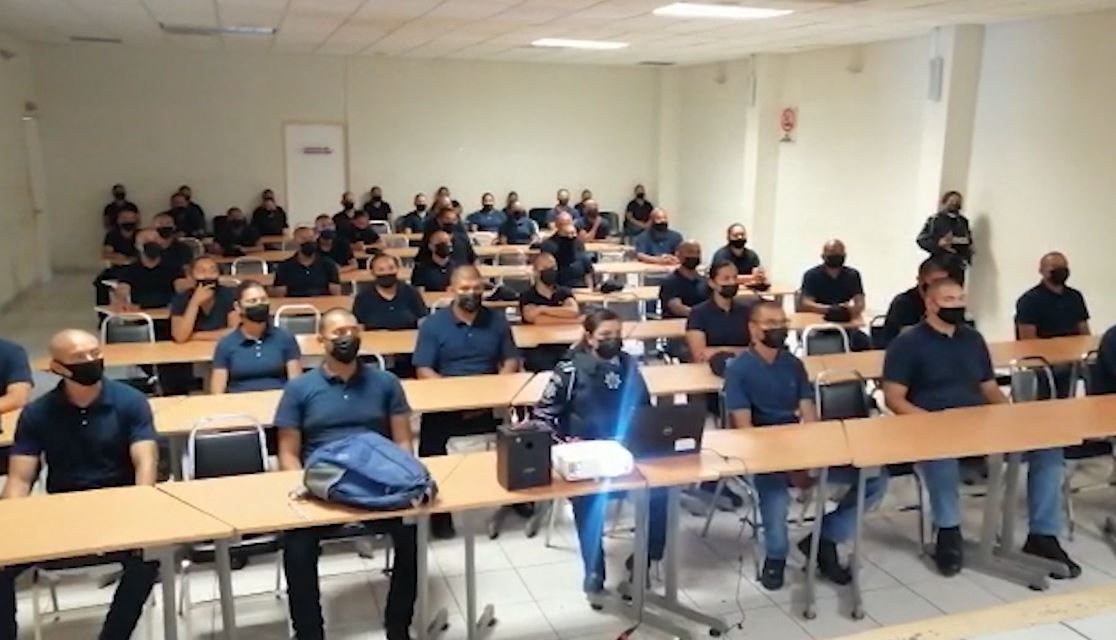 Cadetes conocen la Comisaría de Seguridad