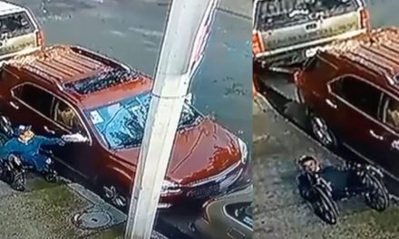 No hay imposibles en esta vida, hombre roba autopartes ¡en silla de ruedas! (video)