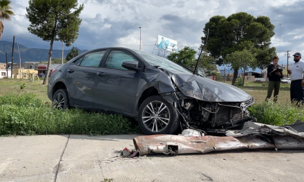 Dormita y provoca accidente en El Sarape