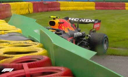 ‘Checo’ Pérez se accidenta antes del Gran Premio de Bélgica
