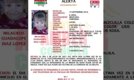 Lichita fue encontrada sana y salva