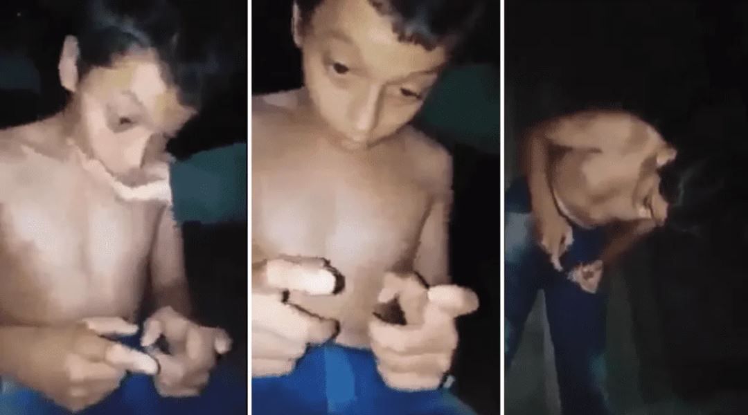 ¡Impresionante! niño juega Free Fire sonámbulo (video)