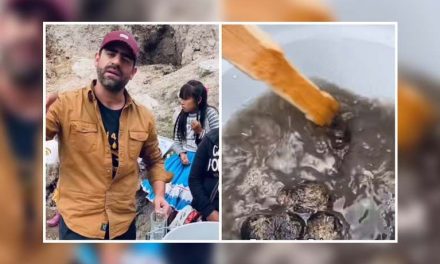 Activista toma agua con estiércol porque los indígenas «la toman así»