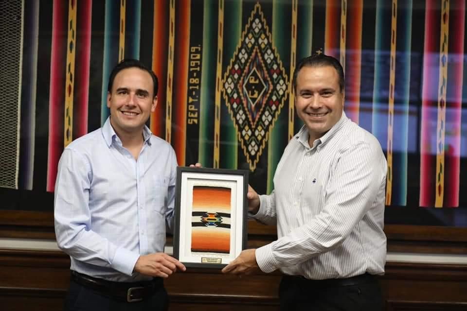 Manolo Jiménez comparte políticas exitosas con alcalde electo de Hermosillo