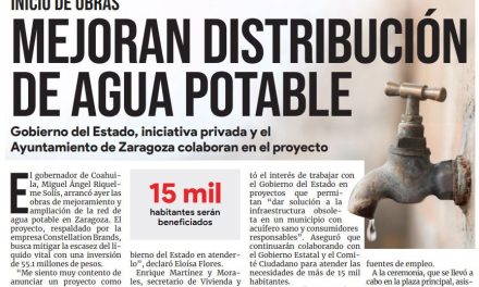 Portada [5 de agosto de 2021] Coahuila sigue adelante con obras de mejoramiento; programa Colonias Seguras es implementado con éxito y más…