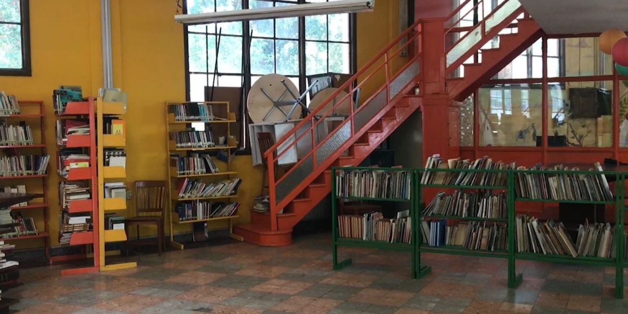 Causan daños a Biblioteca de la Alameda de Saltillo