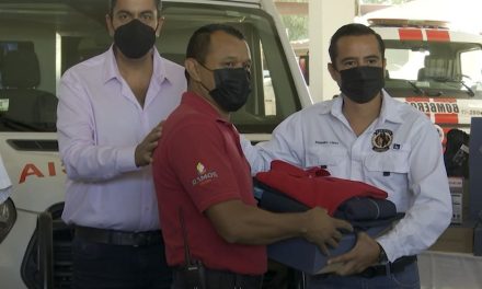 Entregan equipo al Cuerpo de Bomberos de Ramos Arizpe