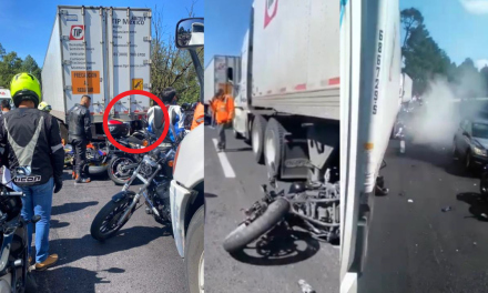 Captan fantasma en terrible accidente de motociclistas en Cuernavaca
