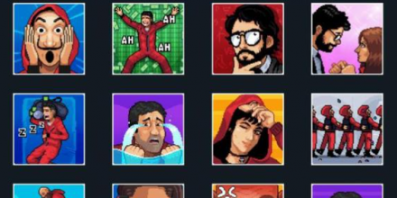 ¡Stickers de la Casa de Papel!