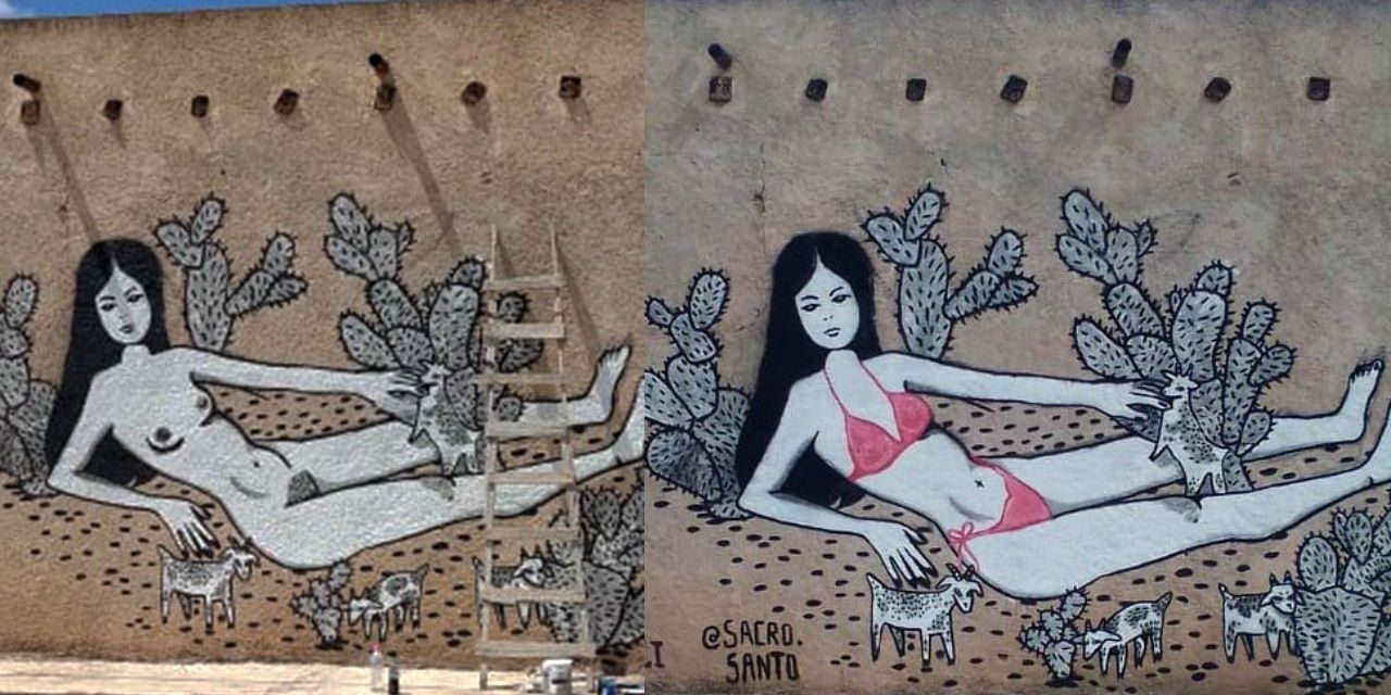 Censuran mural en San Luis Potosí