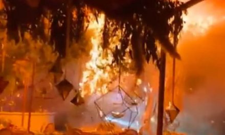 ¡Un saludo para los novios que están bien prendidos!; boda termina en incendio en Torreón (video)