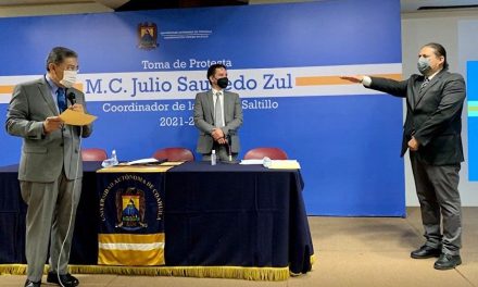 Julio Saucedo Zul asume su segundo periodo al frente de la Unidad Saltillo de la UAdeC