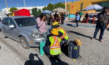 Atropellan a hombre luego de que cruzara sin precaución en Saltillo