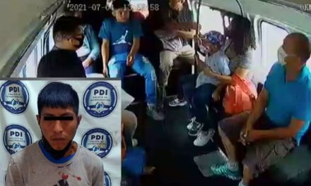 ‘Quien se baje lo mato’; detienen a asaltante de transporte público en Estado de México (video)