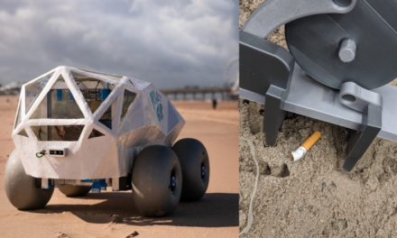 Beachbot: un robot que limpia las playas de colillas y residuos