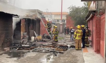 Incendio en mercado de la colonia 26 de Marzo