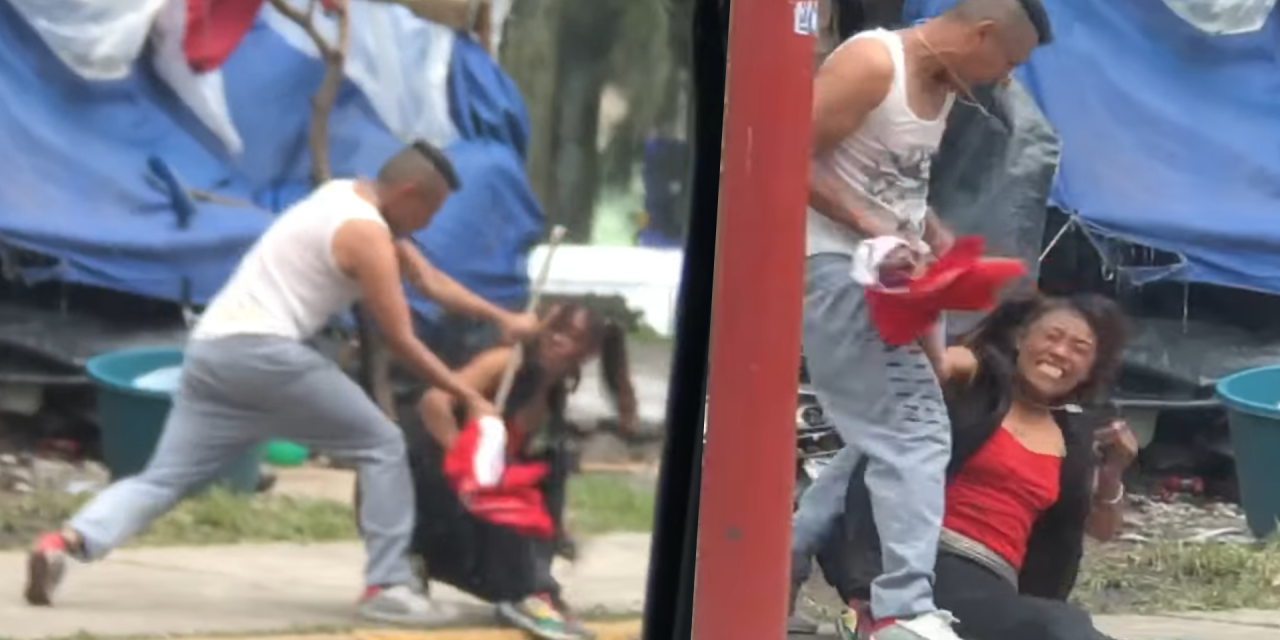 VIDEO: Hombre se defiende ante ladrona